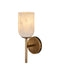 Currey and Company - One Light Wall Sconce - Belmont - Natural / Antique Brass- Union Lighting Luminaires Decor