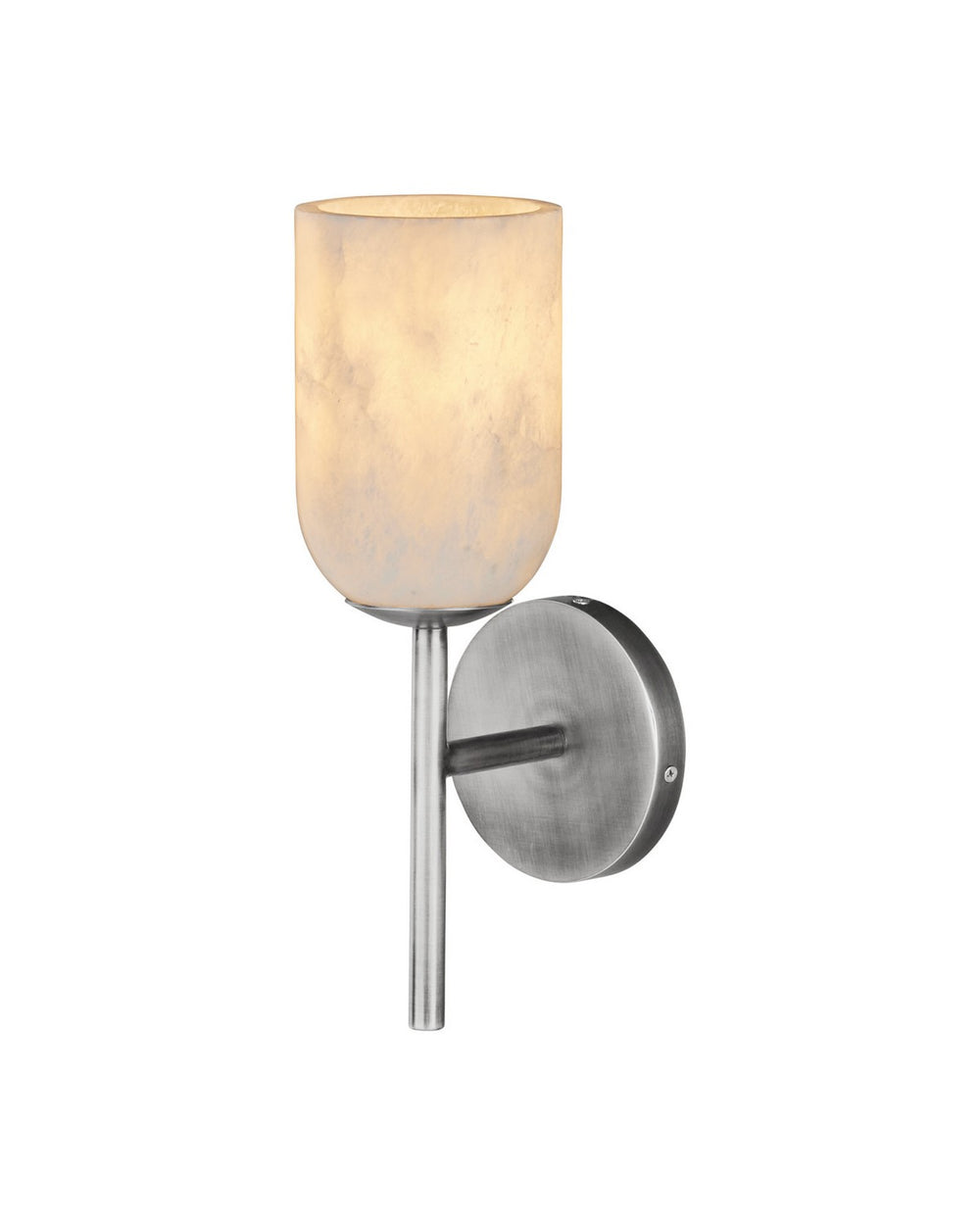 Currey and Company - One Light Wall Sconce - Belmont - Natural / Polished Nickel- Union Lighting Luminaires Decor