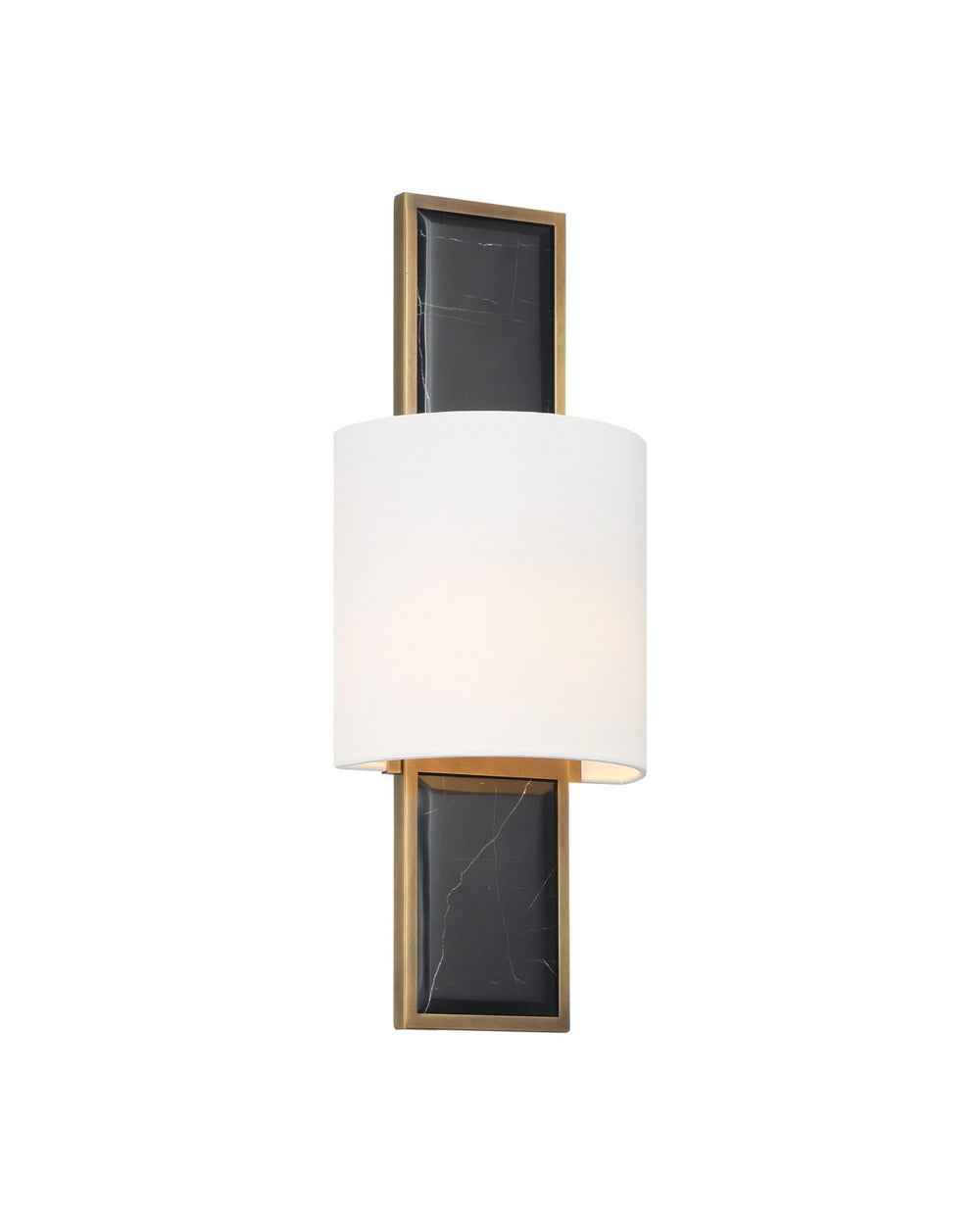 Currey and Company - LED Wall Sconce - Lowesdale - Black / Brass- Union Lighting Luminaires Decor