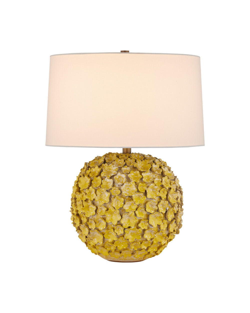 Currey and Company - One Light Table Lamp - Mantilla - Yellow- Union Lighting Luminaires Decor