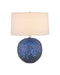 Currey and Company - One Light Table Lamp - Mantilla - Blue- Union Lighting Luminaires Decor