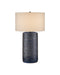 Currey and Company - One Light Table Lamp - Lunares - Dark Blue Reactive- Union Lighting Luminaires Decor