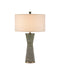 Currey and Company - One Light Table Lamp - Galuchat - Green Faux Shagreen / Brass- Union Lighting Luminaires Decor