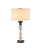 Currey and Company - One Light Table Lamp - Cairn - Natural / Midnight Black- Union Lighting Luminaires Decor