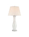 Currey and Company - One Light Table Lamp - Penna - Light Gray / Off-White- Union Lighting Luminaires Decor