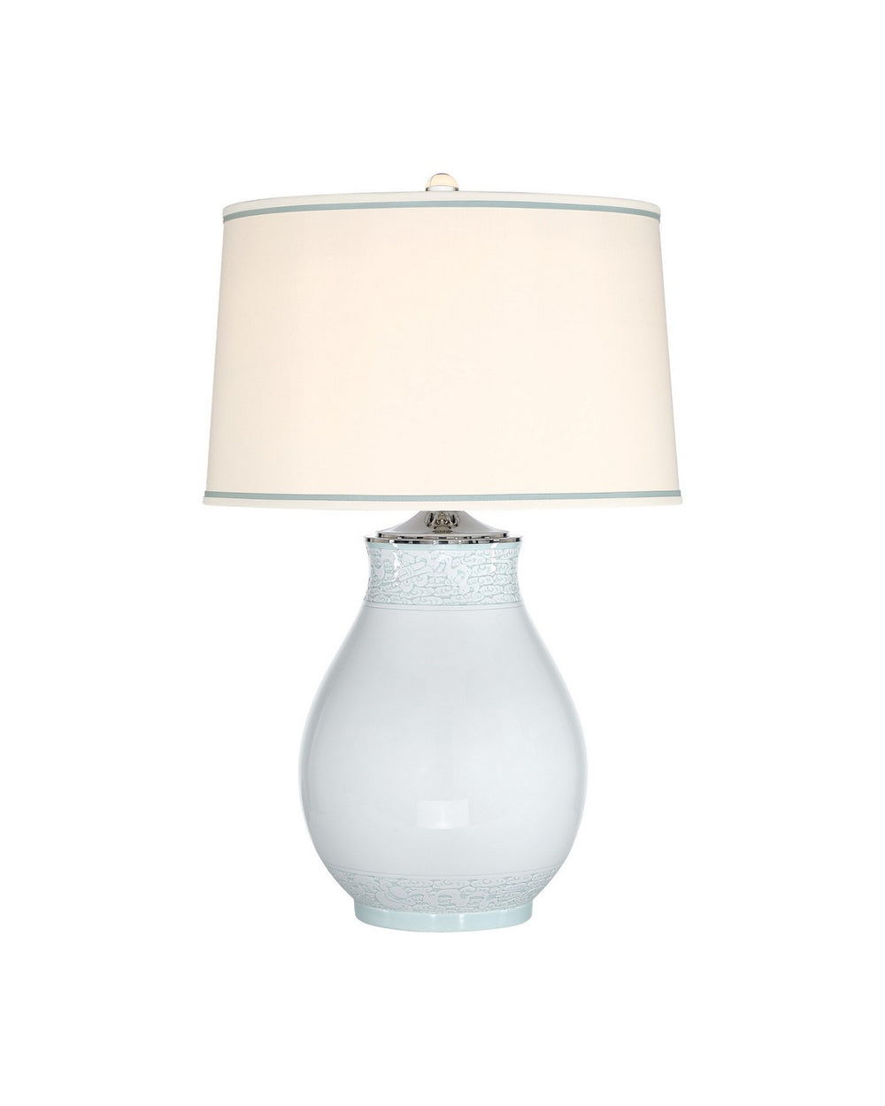 Currey and Company - One Light Table Lamp - Ketty - Off-White / Celadon Green- Union Lighting Luminaires Decor