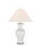 Currey and Company - One Light Table Lamp - Crystalline - Off-White / Clear- Union Lighting Luminaires Decor