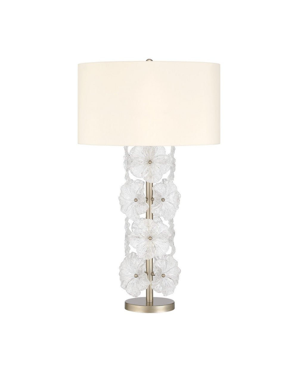 Currey and Company - One Light Table Lamp - Mallow - Clear / Champagne- Union Lighting Luminaires Decor