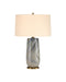 Currey and Company - One Light Table Lamp - Rivulet - Marbleized Gray- Union Lighting Luminaires Decor
