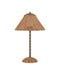 Currey and Company - One Light Table Lamp - Skitter - Natural / Antique Brass- Union Lighting Luminaires Decor