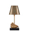 Currey and Company - One Light Table Lamp - Migratory - Vintage Brass / Black- Union Lighting Luminaires Decor