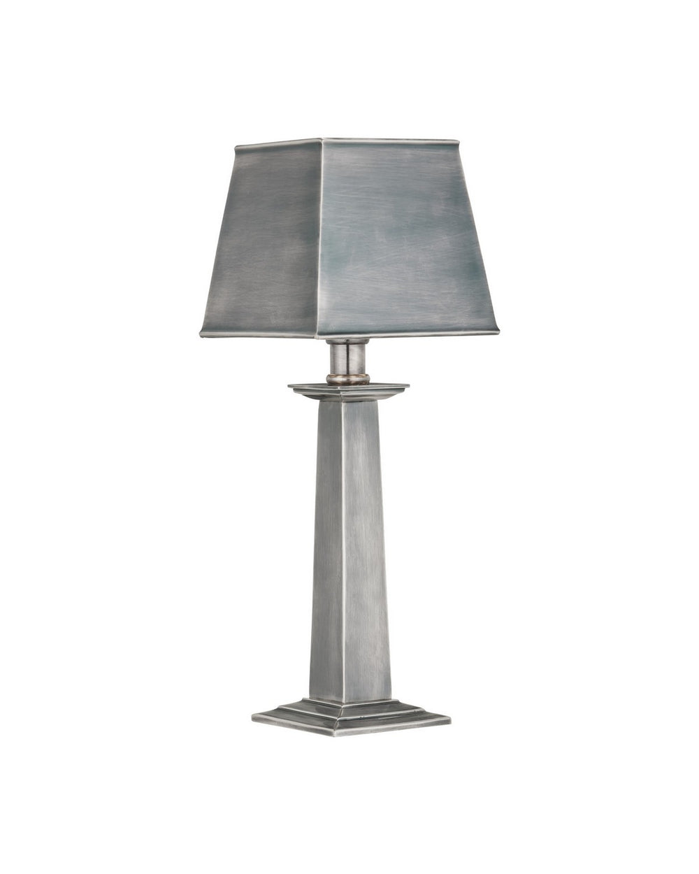 Currey and Company - One Light Table Lamp - Wander - Antique Silver- Union Lighting Luminaires Decor