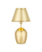 Currey and Company - One Light Table Lamp - Volley - Polished Brass- Union Lighting Luminaires Decor