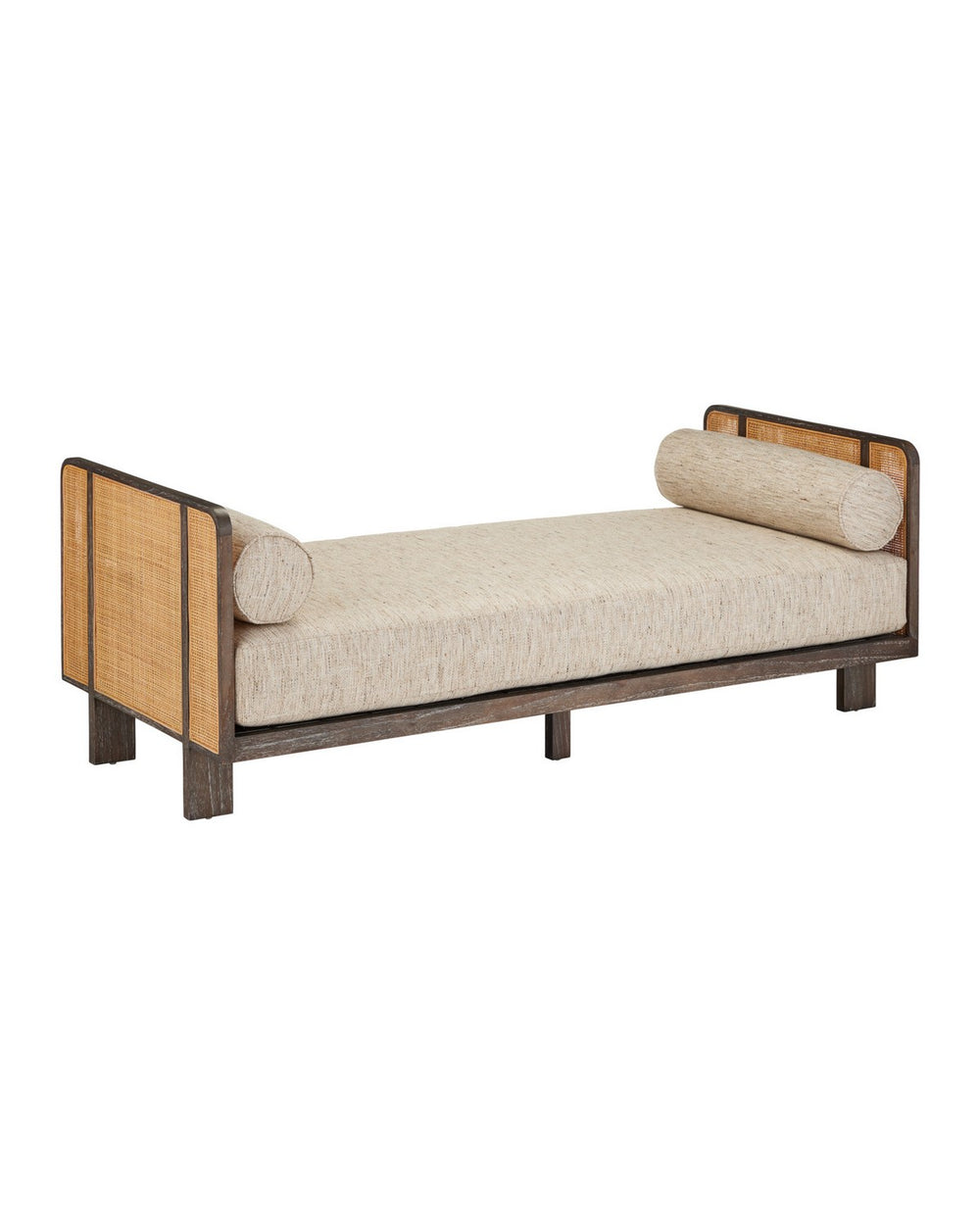 Currey and Company - Settee - Celebes - Autumn Toast / Natural- Union Lighting Luminaires Decor