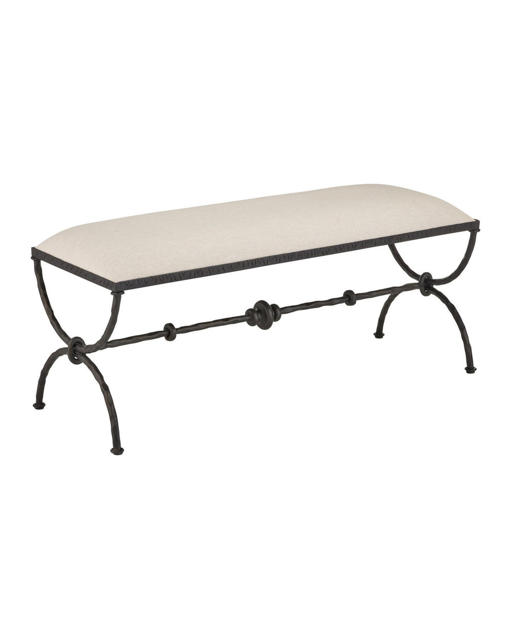 Currey and Company - Bench - Agora - Bronze- Union Lighting Luminaires Decor