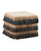 Currey and Company - Ottoman - Jute - Black / Beige- Union Lighting Luminaires Decor