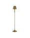 Currey and Company - One Light Floor Lamp - Viaggio - Polished Antique Brass- Union Lighting Luminaires Decor