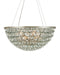 Currey and Company - Six Light Chandelier - Eau de Vie - Clear / Contemporary Silver Leaf / Contemporary Silver- Union Lighting Luminaires Decor
