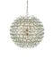 Currey and Company - Nine Light Chandelier - Eau de Vie - Clear / Contemporary Silver Leaf / Contemporary Silver- Union Lighting Luminaires Decor
