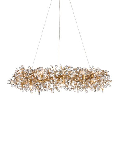 Currey and Company - 12 Light Chandelier - Crystal Bud - Clear / Brass- Union Lighting Luminaires Decor
