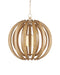 Currey and Company - One Light Chandelier - Dryad - Natural Ash / Frosted White- Union Lighting Luminaires Decor
