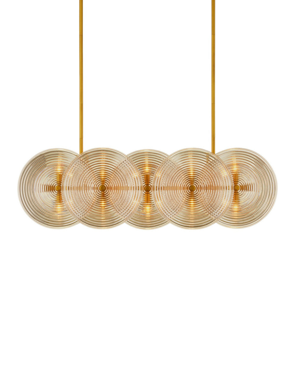 Currey and Company - Ten Light Chandelier - Whirlwind - Pale Yellow / Brass- Union Lighting Luminaires Decor