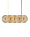 Currey and Company - Ten Light Chandelier - Whirlwind - Pale Yellow / Brass- Union Lighting Luminaires Decor