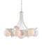 Currey and Company - Seven Light Chandelier - Effloresce - Gesso White / White- Union Lighting Luminaires Decor