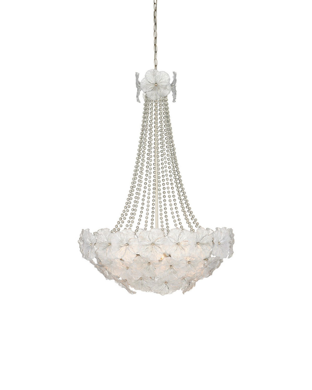 Currey and Company - Six Light Chandelier - Mallow - Clear / Champagne- Union Lighting Luminaires Decor