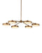 Currey and Company - LED Chandelier - Merrick - Polished Antique Brass / White- Union Lighting Luminaires Decor