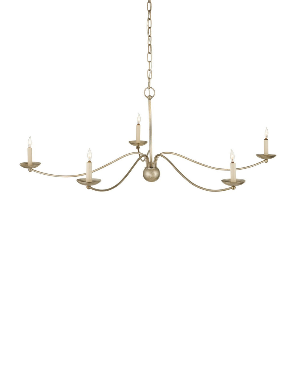Currey and Company - Five Light Chandelier - Franz - Champagne- Union Lighting Luminaires Decor