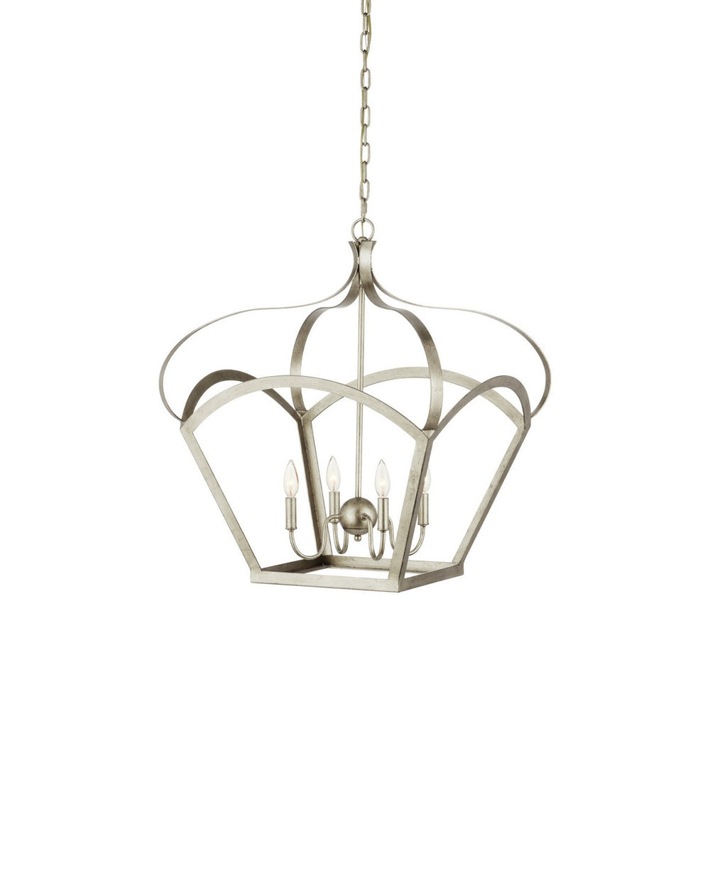 Currey and Company - Four Light Lantern - Coronet - Champagne- Union Lighting Luminaires Decor