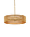 Currey and Company - Four Light Chandelier - Lavenham - Brushed Brass- Union Lighting Luminaires Decor