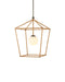 Currey and Company - One Light Outdoor Lantern - Denison - Natural / Bronze / Frosted White- Union Lighting Luminaires Decor
