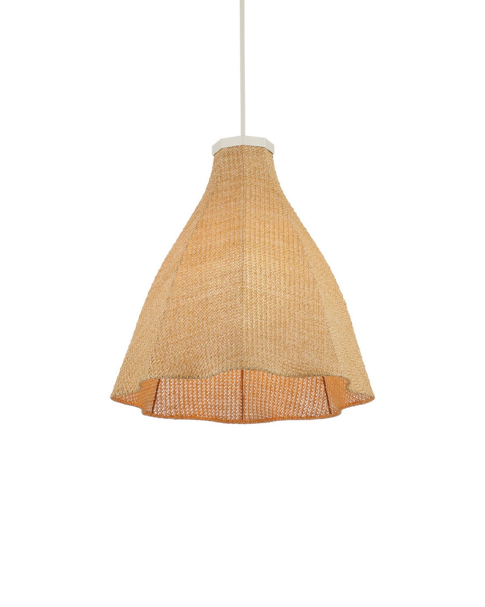 Currey and Company - One Light Outdoor Pendant - Cabo - Natural / Cream / White- Union Lighting Luminaires Decor