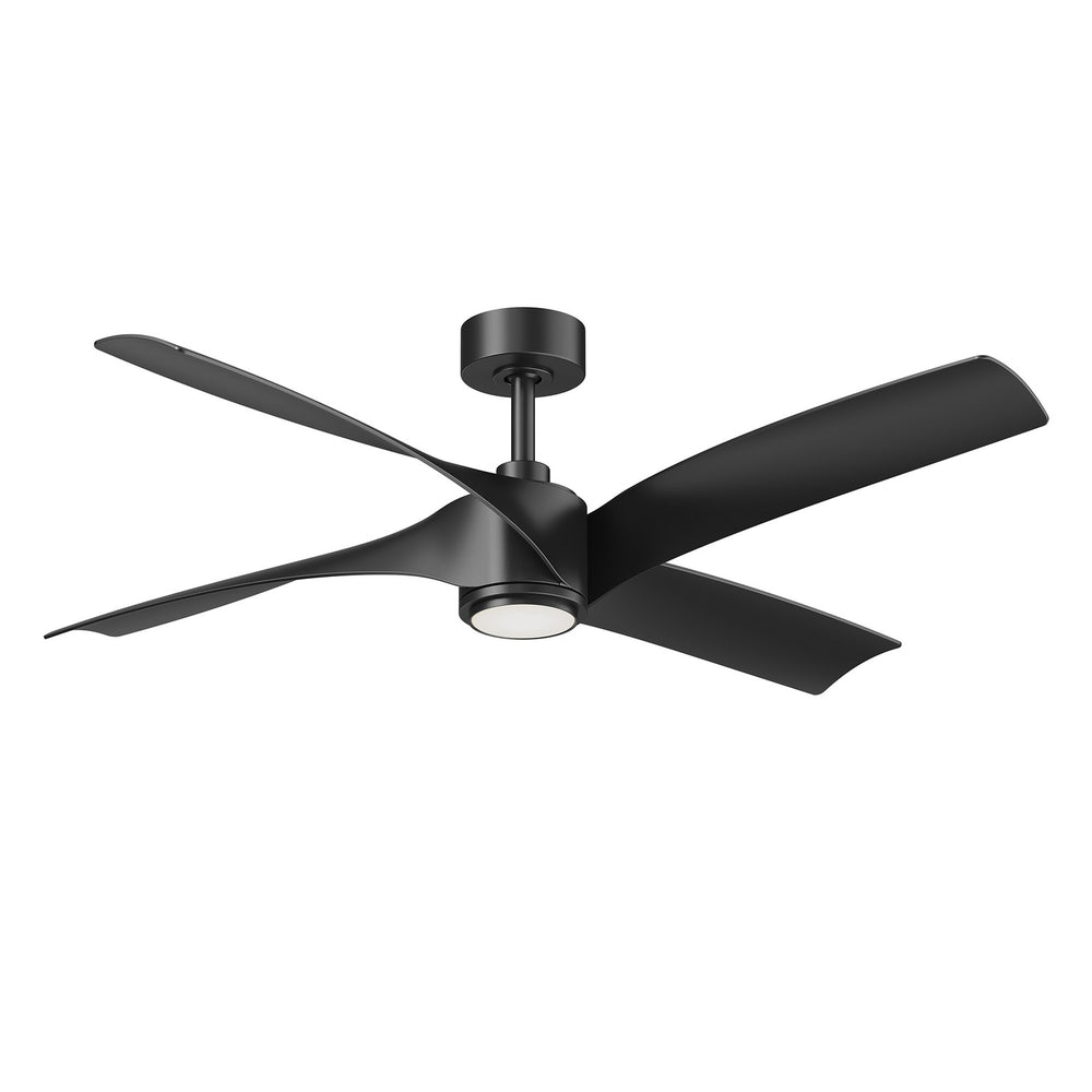 Kendal Canada - 52" Ceiling Fan - Swish - Black- Union Lighting Luminaires Decor