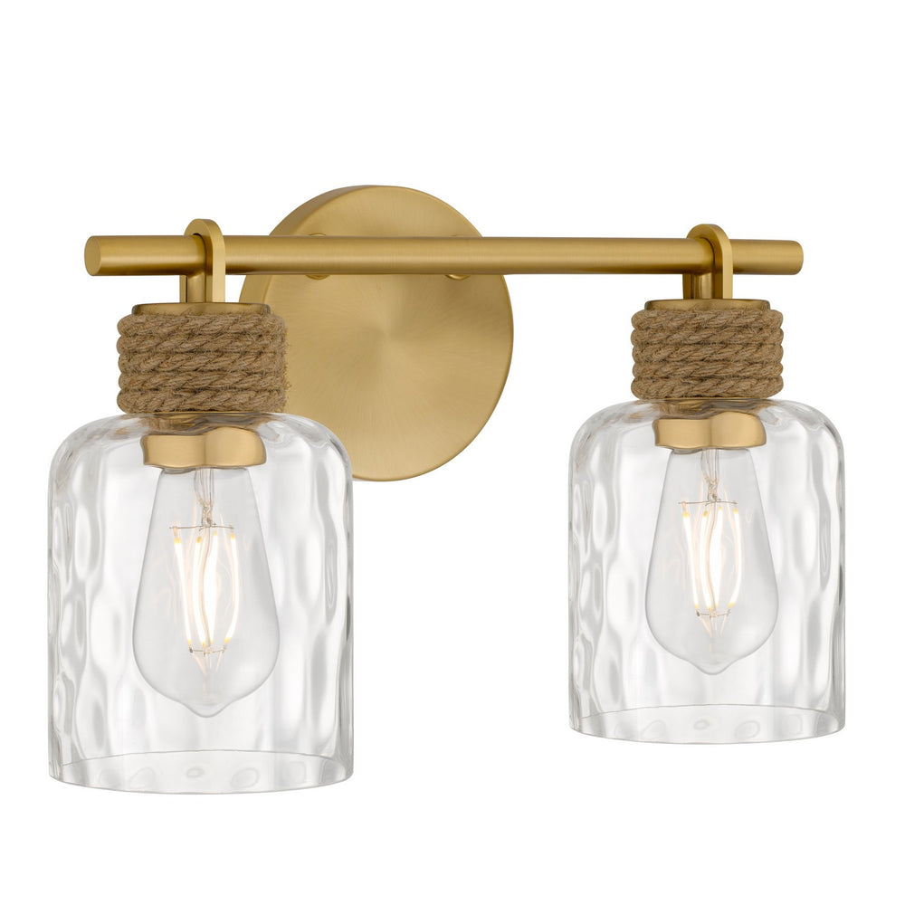 Quoizel - Two Light Vanity - Baltic - Brushed Gold- Union Lighting Luminaires Decor