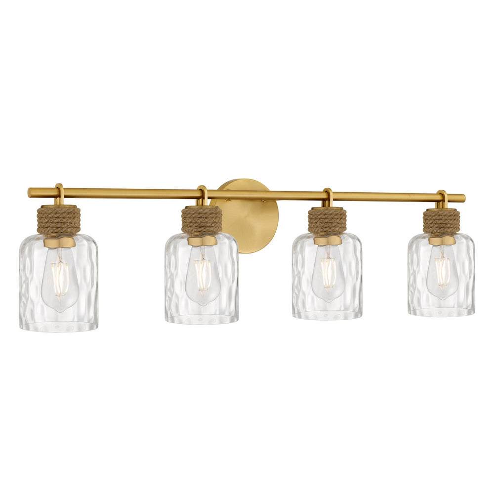 Quoizel - Four Light Vanity - Baltic - Brushed Gold- Union Lighting Luminaires Decor