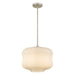 Quoizel - One Light Pendant - Cara - Brushed Nickel- Union Lighting Luminaires Decor