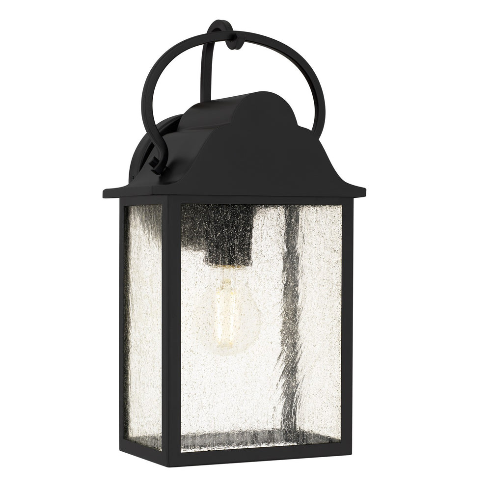 Quoizel - One Light Outdoor Wall Lantern - Damian - Matte Black- Union Lighting Luminaires Decor