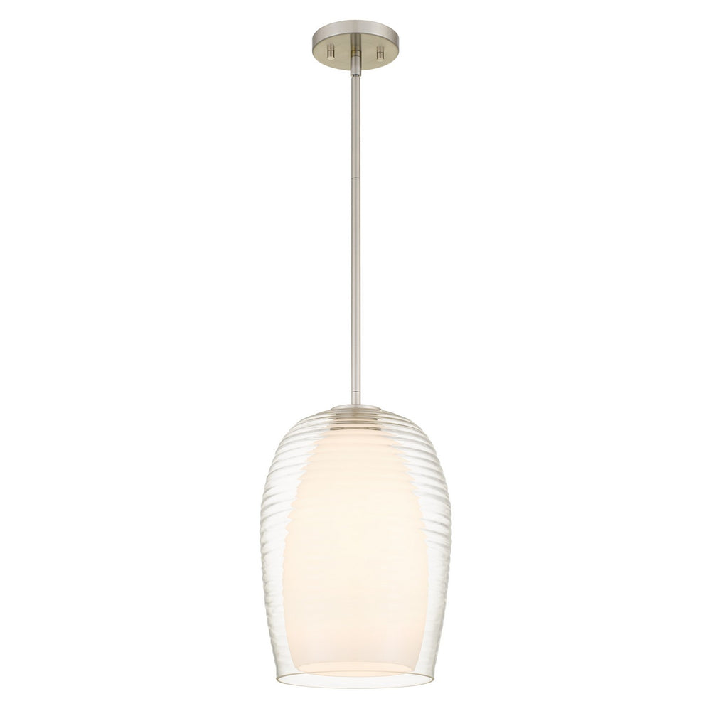 Quoizel - One Light Mini Pendant - Evelynn - Brushed Nickel- Union Lighting Luminaires Decor