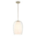 Quoizel - One Light Mini Pendant - Evelynn - Brushed Nickel- Union Lighting Luminaires Decor