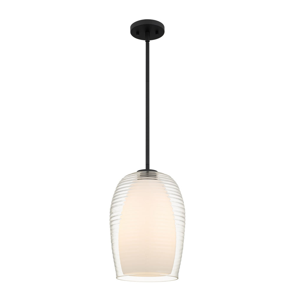 Quoizel - One Light Mini Pendant - Evelynn - Matte Black- Union Lighting Luminaires Decor