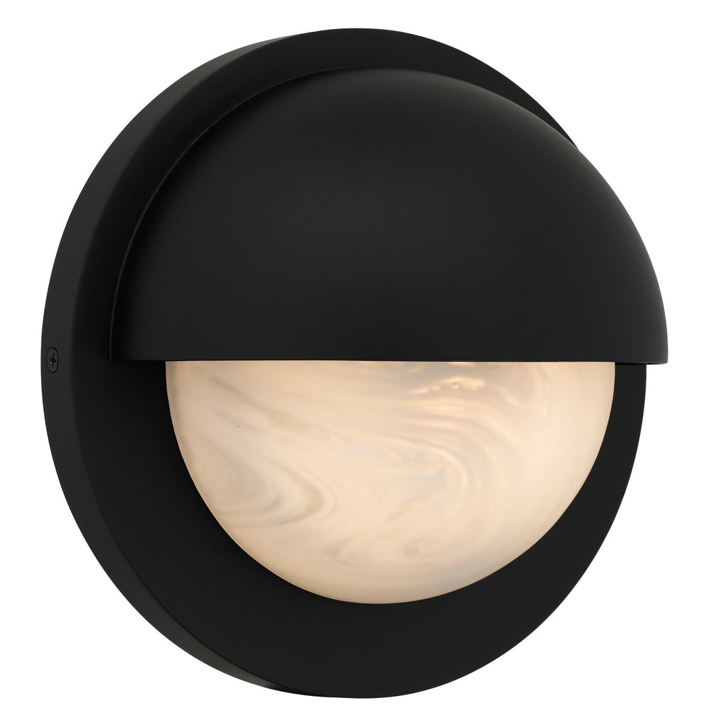 Quoizel - LED Outdoor Wall Lantern - Harlowe - Matte Black- Union Lighting Luminaires Decor