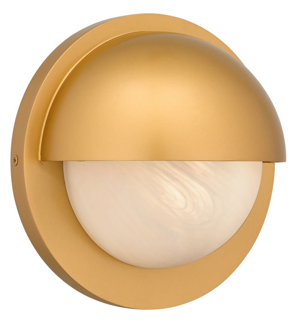 Quoizel - LED Outdoor Wall Lantern - Harlowe - Nouveau Painted Weathered Brass- Union Lighting Luminaires Decor