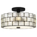 Quoizel - Three Light Semi-Flush Mount - Rory - Matte Black- Union Lighting Luminaires Decor