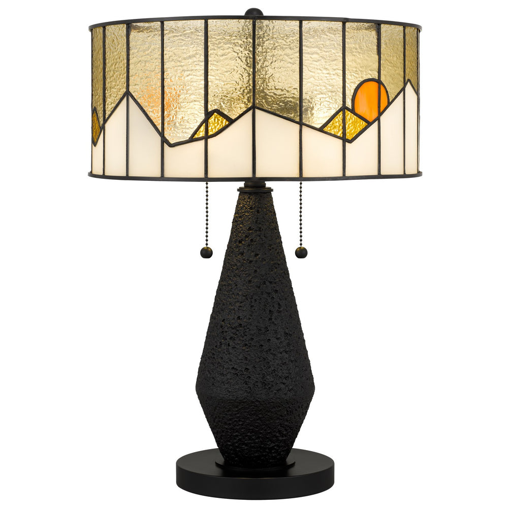 Quoizel - Two Light Table Lamp - Blackwood - Matte Black- Union Lighting Luminaires Decor