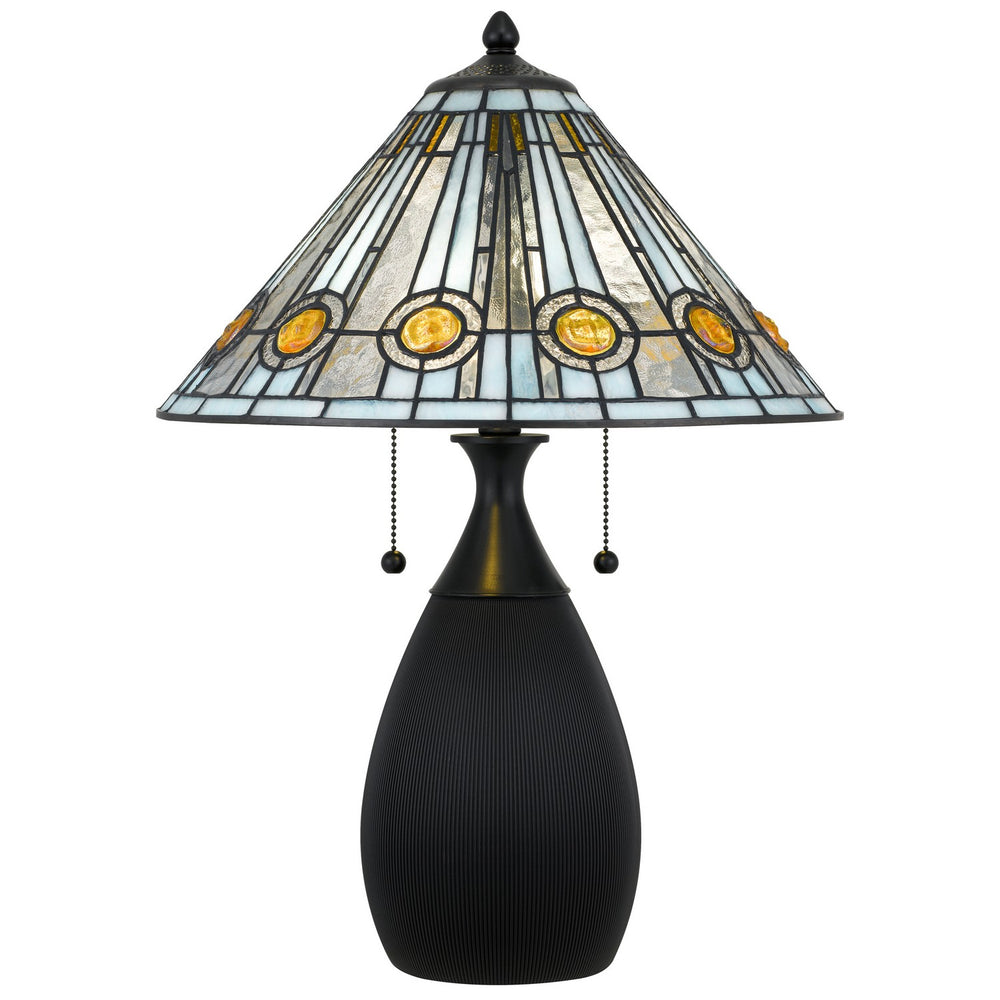 Quoizel - Two Light Table Lamp - Ayla - Matte Black- Union Lighting Luminaires Decor