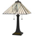 Quoizel - Two Light Table Lamp - Duvane - Matte Black- Union Lighting Luminaires Decor