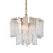 Corbett Lighting Canada - Four Light Chandelier - Piemonte - Gold Leaf- Union Lighting Luminaires Decor